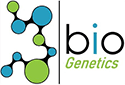 A logo of the company bio genetics.